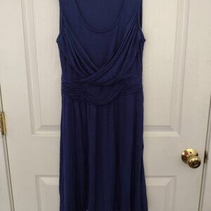 Navy Elle No-Sleeve Dress (Women's S)